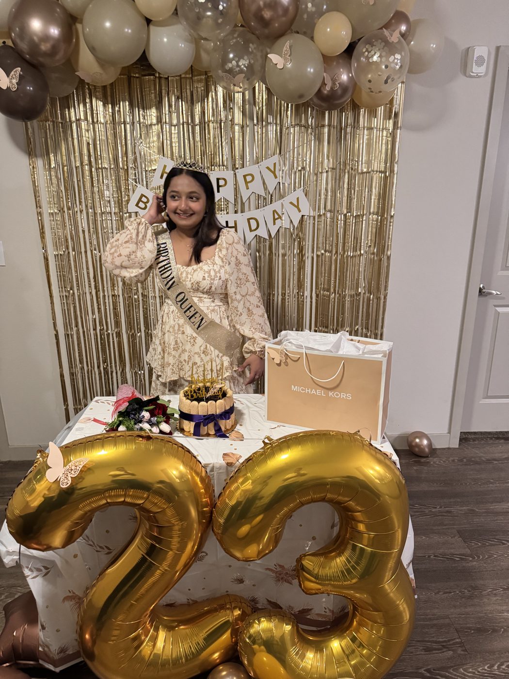 Sakshi on her 23rd birthday
